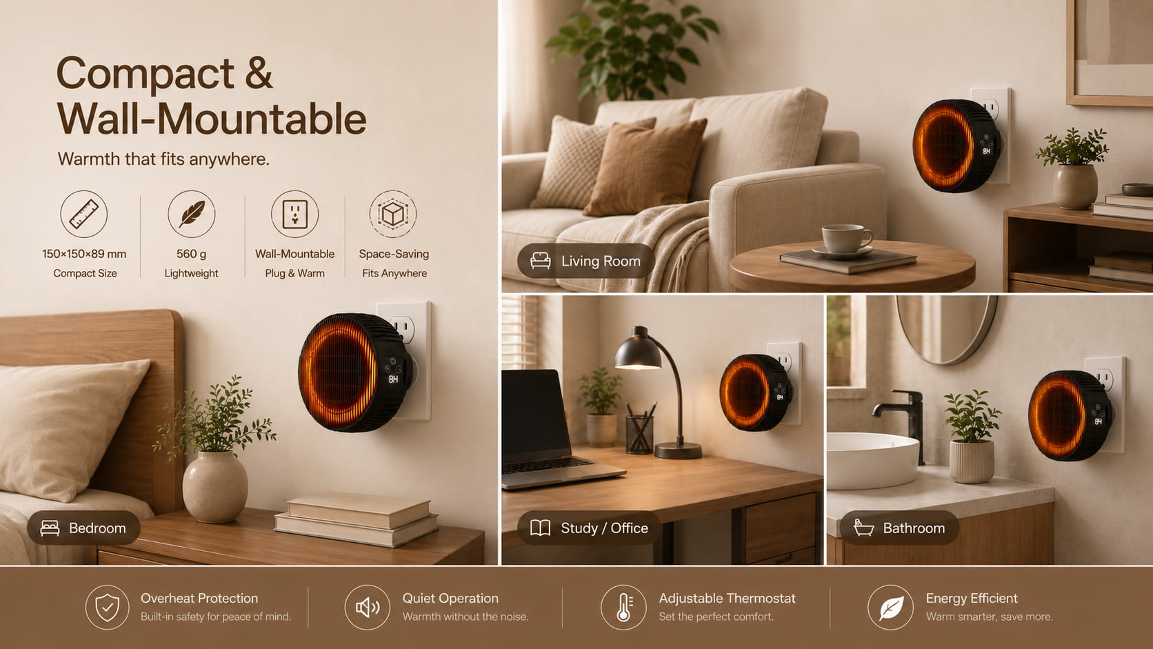 Compact & Wall-Mountable