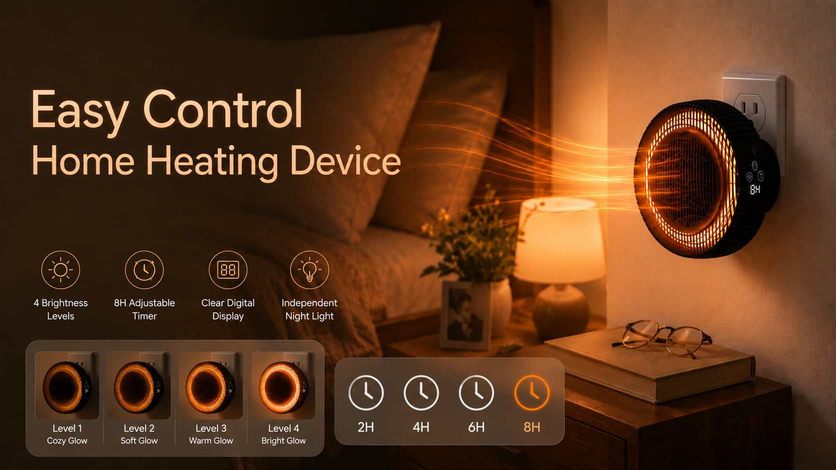 Easy Control Home Heating Device