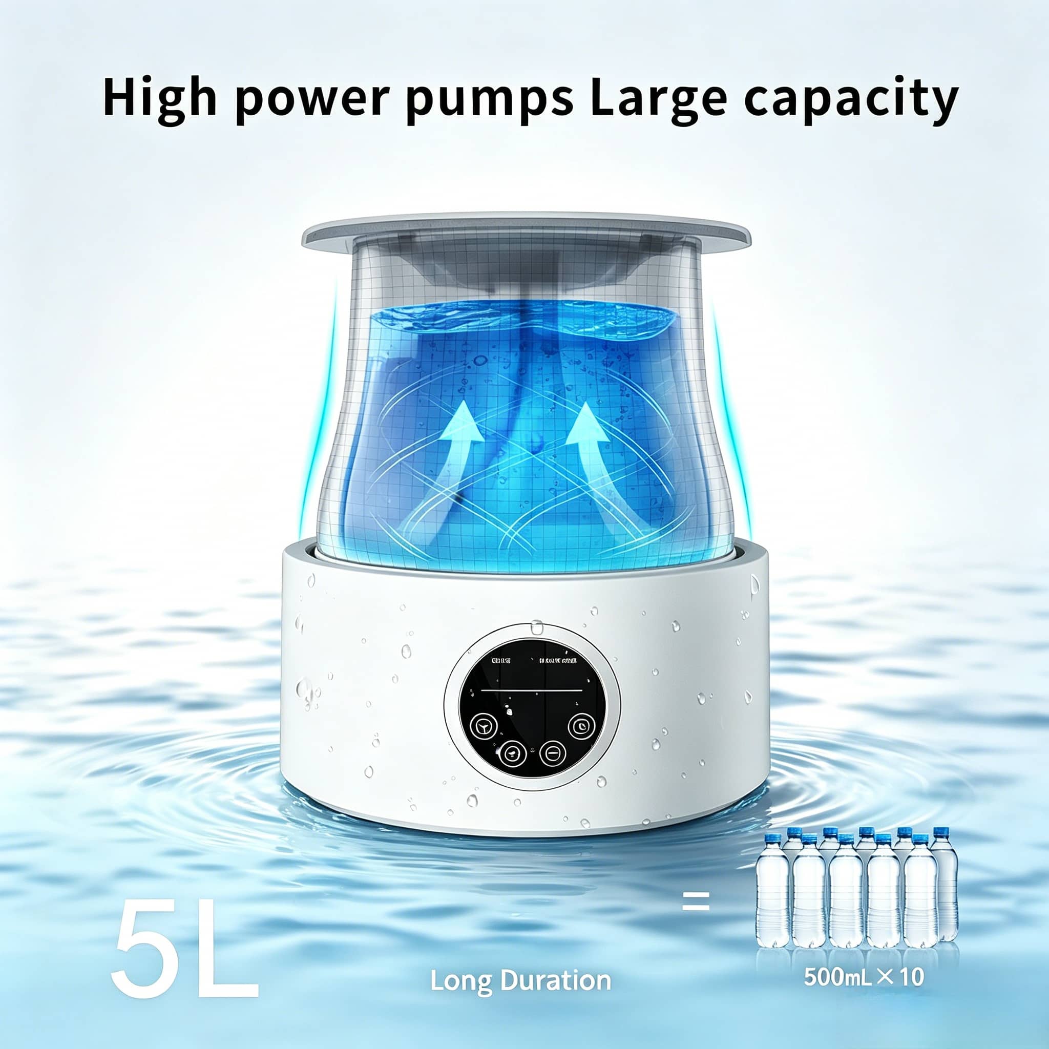 Humidifier H50 4.5L Large Tank Quiet Humidifier (2)