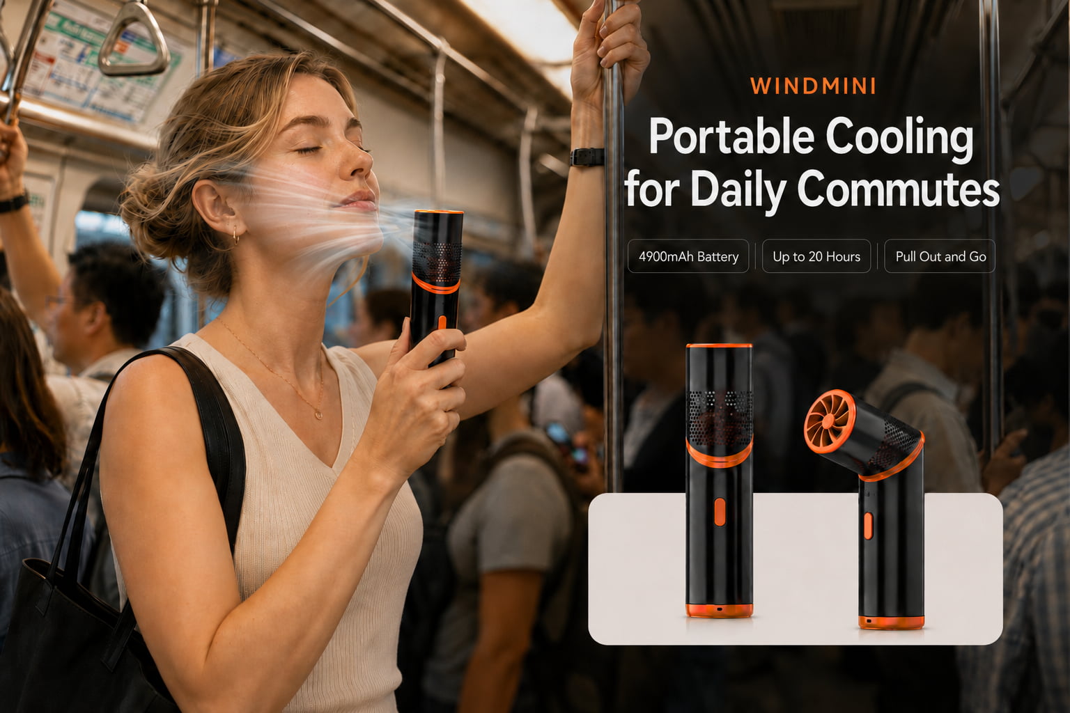Portable Cooling for Travel & Daily Commutes