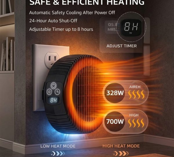 Quiet Operation Halo Portable Heater