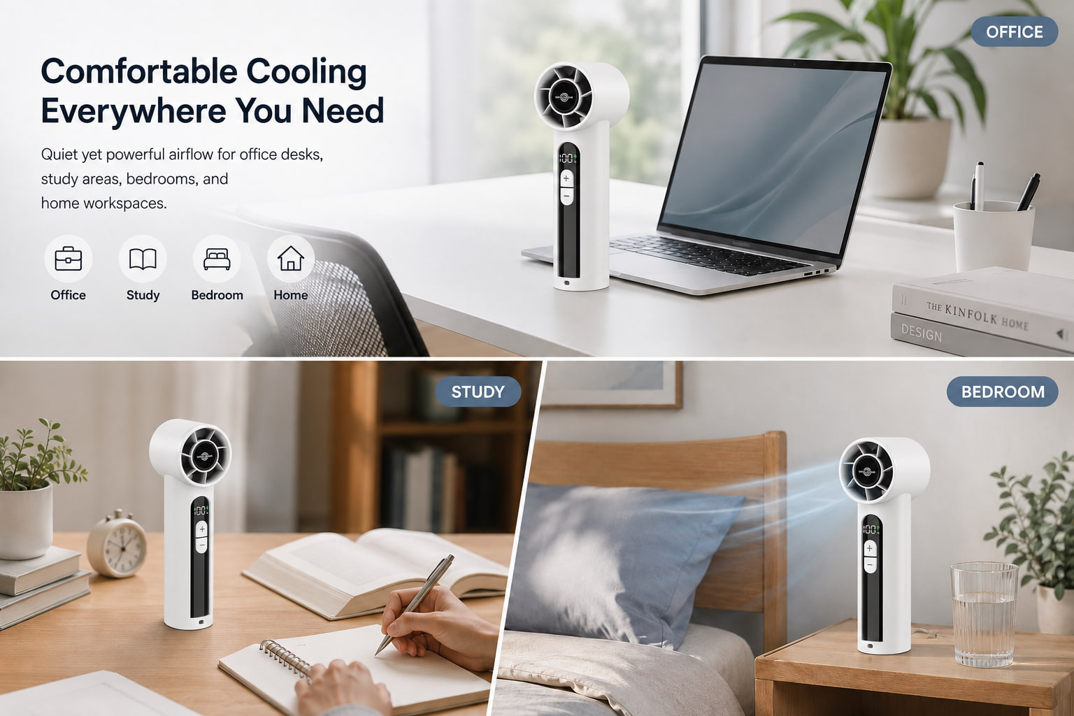 Small Fan for Office & Daily Use