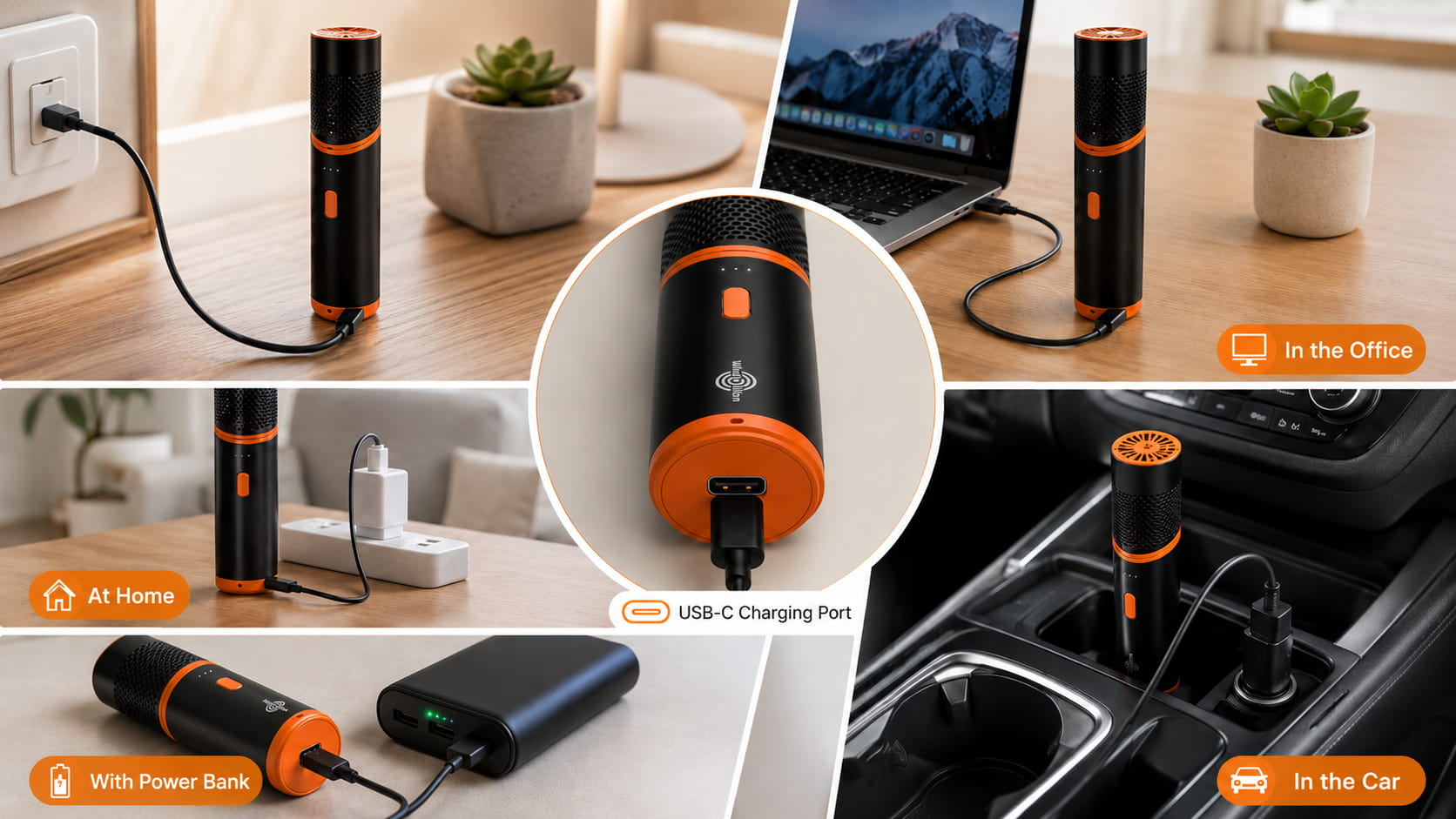 USB Rechargeable Convenience Anywhere