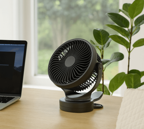 Clip-on Desk Fan is a Keep Cool While Working Without Cluttering Your Desk