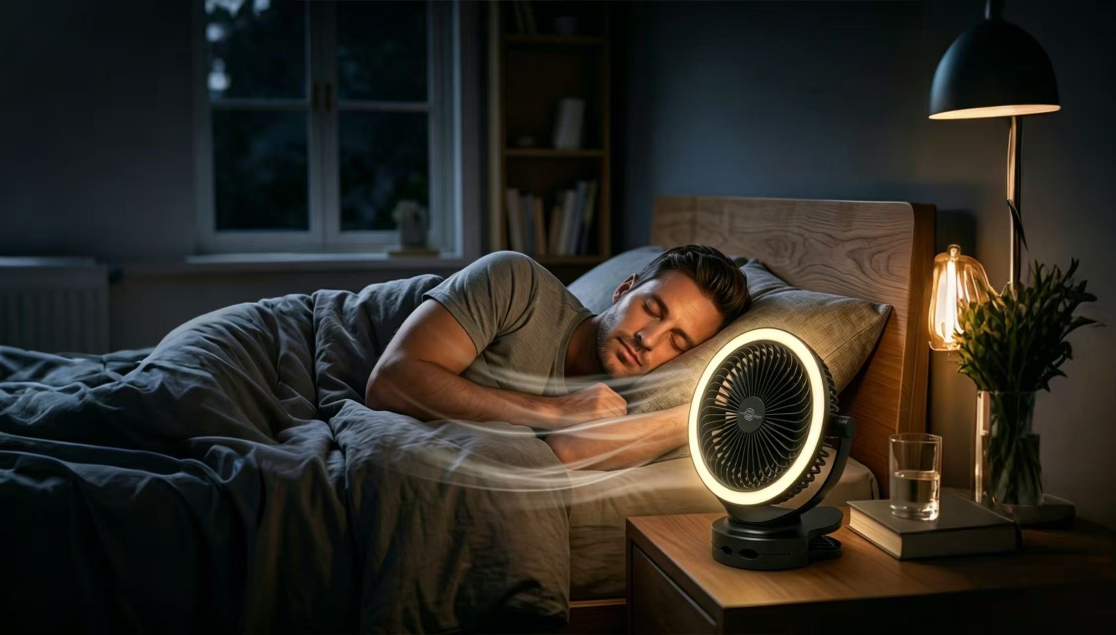 2. WindBillion Clip-on Fan – Targeted Tabletop Cooling