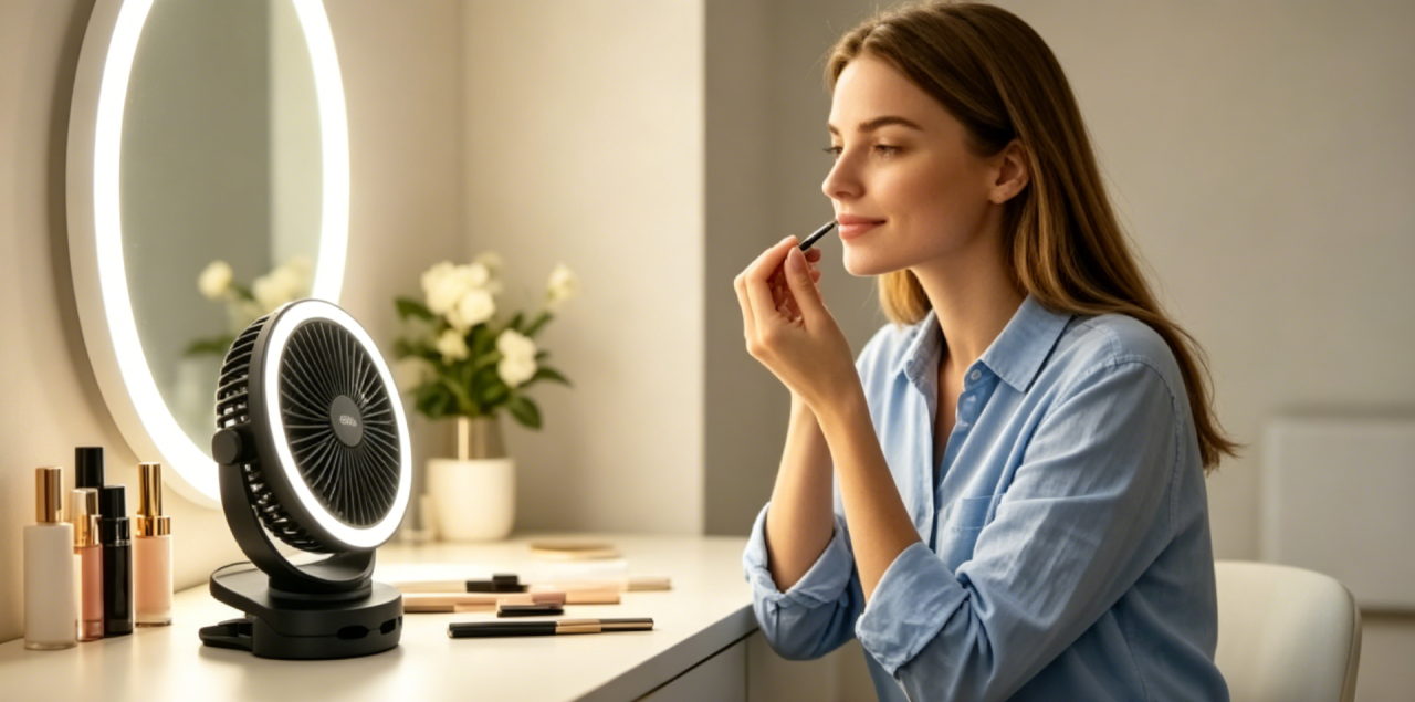 Why Every Vanity Needs a Clip on Desk Fan