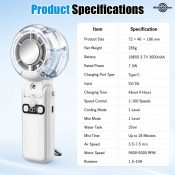 Neck-Wearable Cooling Mist Fan 3 in 1 with Cooling Plate & Mist Spray (8)Neck-Wearable Cooling Mist Fan 3 in 1 with Cooling Plate & Mist Spray (8)