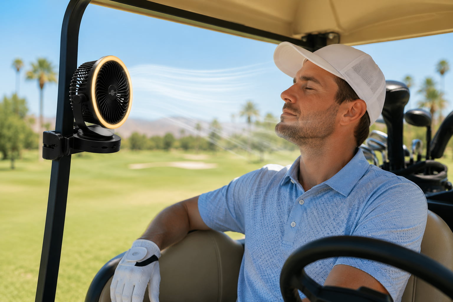 The multi-angle head aims where you need it