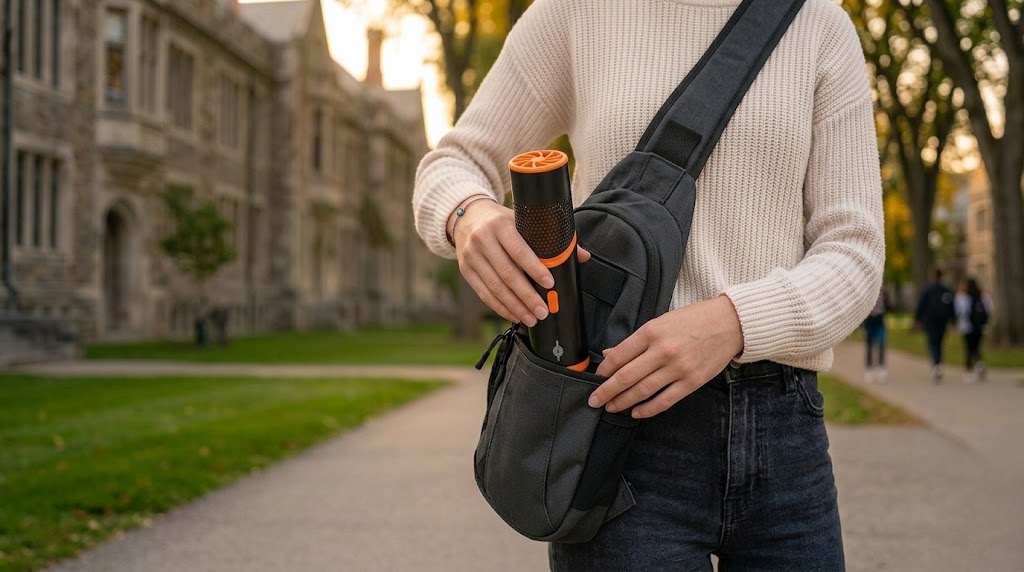 Ultra-Portable & Safe Design for Student Handheld Fan