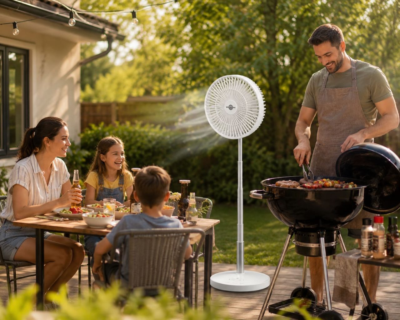 Why a Backyard BBQ Needs a Different Kind of Fan