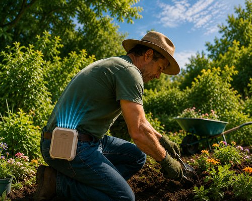 How a Waist Fan for Gardening in Heat Keeps You Working Longer?