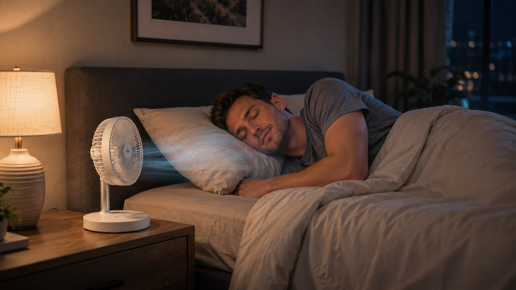 How to Set Up Your Collapsible Fan for the Bedroom_