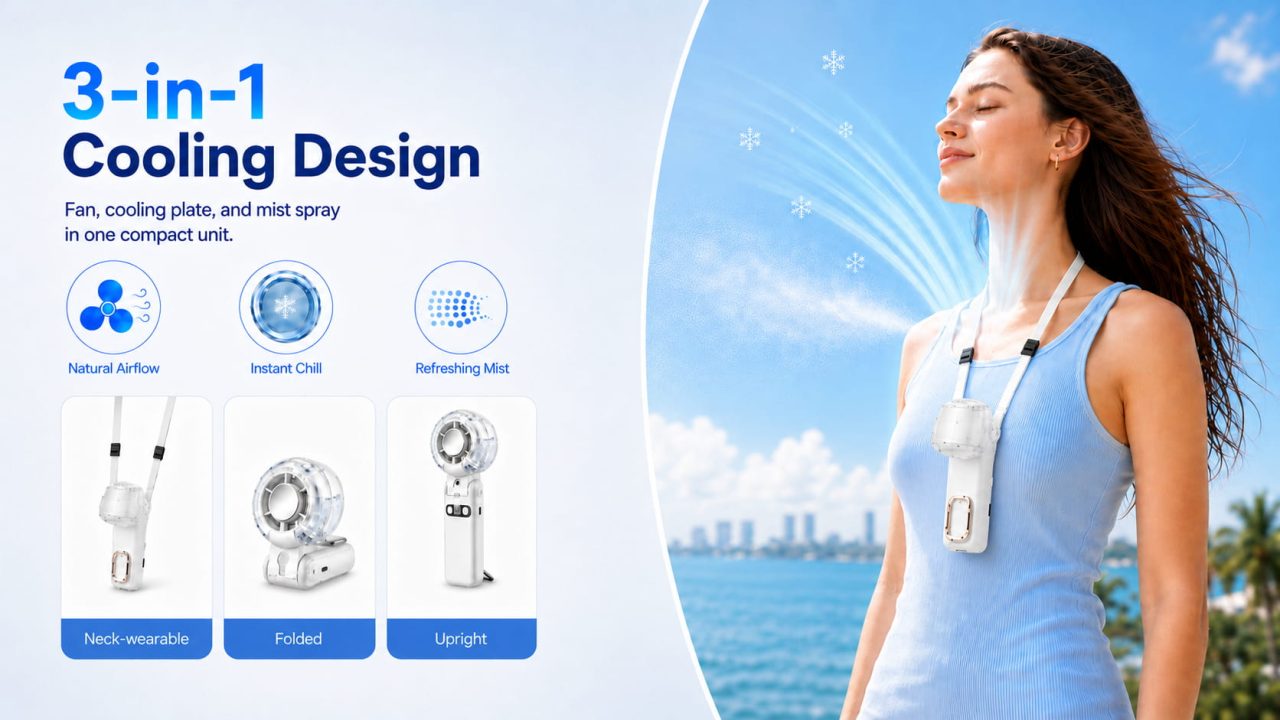 What Makes a Misting Neck Fan Different from a Standard Neck Fan_