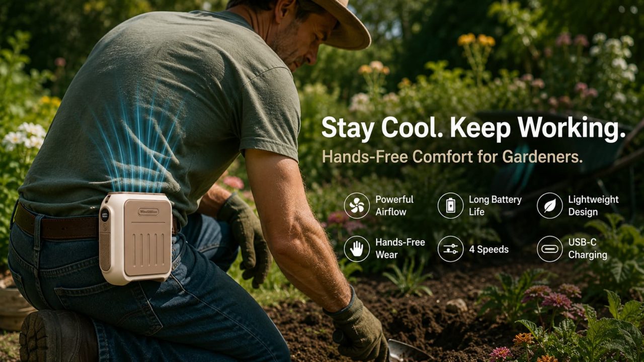 What to Look for in a Waist Fan for Gardening
