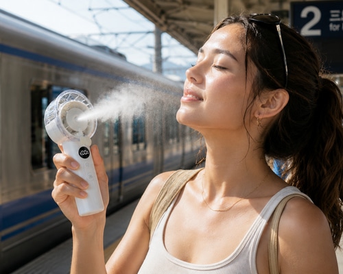 Why a Handheld Cooling Mist Fan Beats an Ordinary Fan on Hot Days_