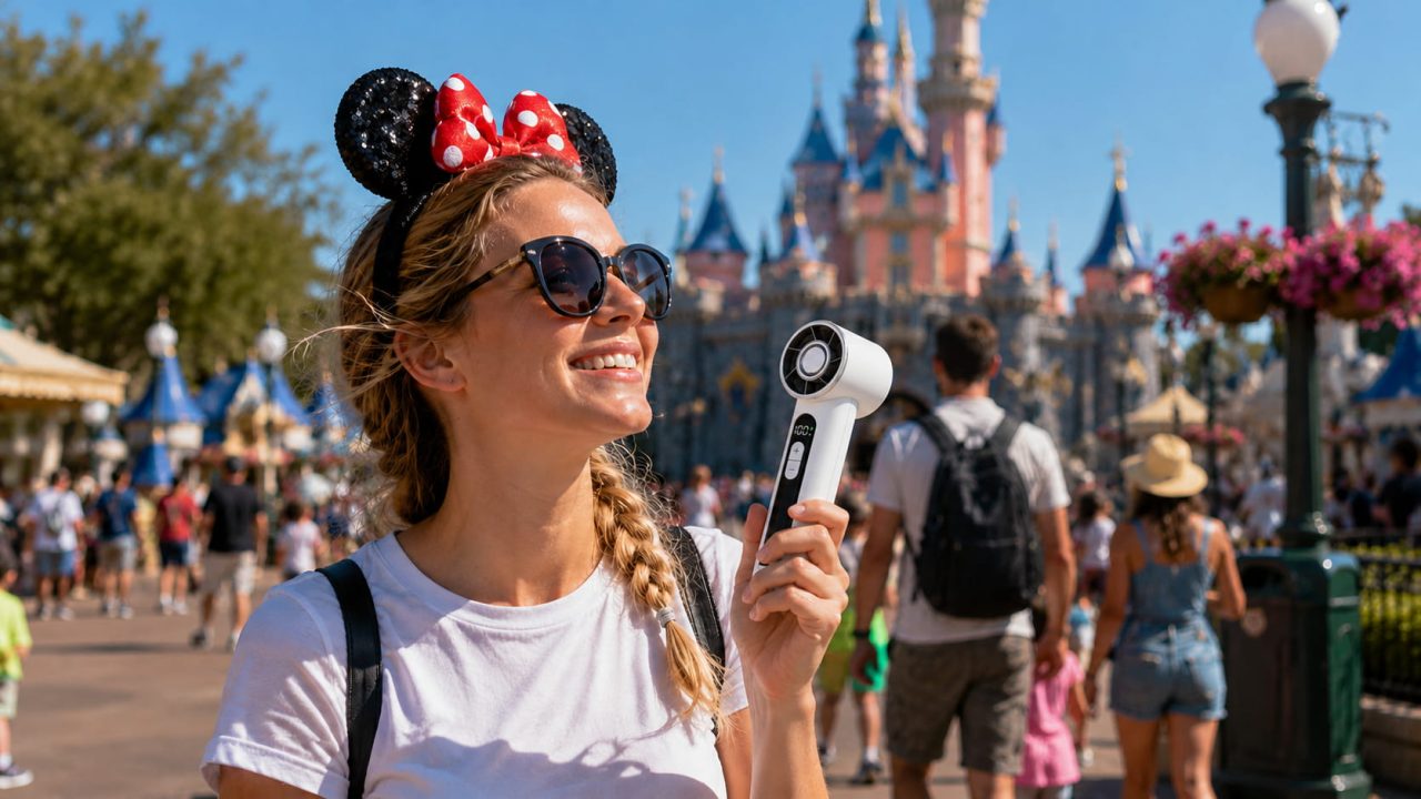 A Windmini Fan Is Most Useful on Long, Hot Park Days