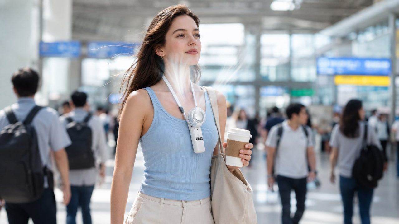 Commuting and Errands_ Why a Misting Neck Fan Wins_