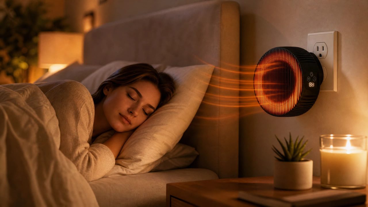 Electric Wall Heater with Built-in Overheat Protection for Real Peace of Mind