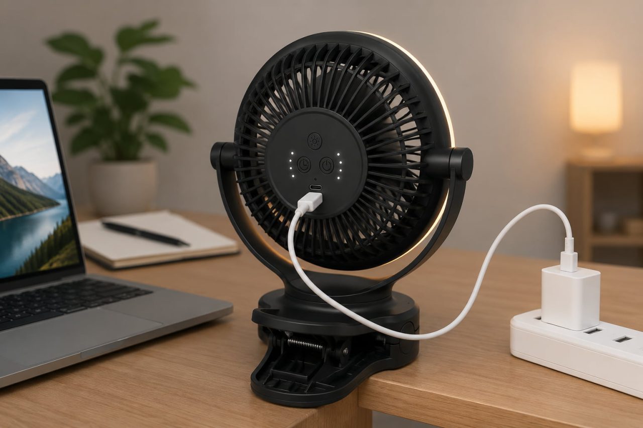 Select a USB Clip on Fan with Convenient Charging