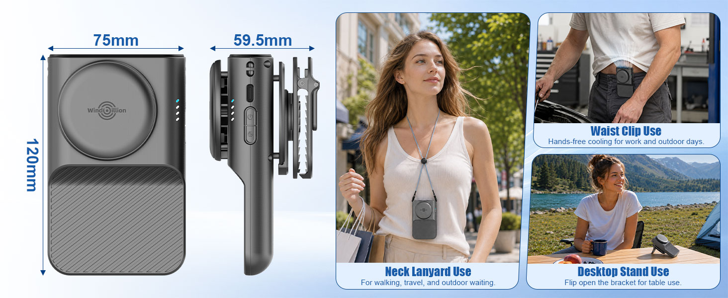 Three Ways to Use the WF04 Ice Plate Waist Fan