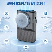 Waist Fan with Ice Plate Cooling and 360° Rotating Clip (2)