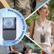 Waist Fan with Ice Plate Cooling and 360° Rotating Clip (5)