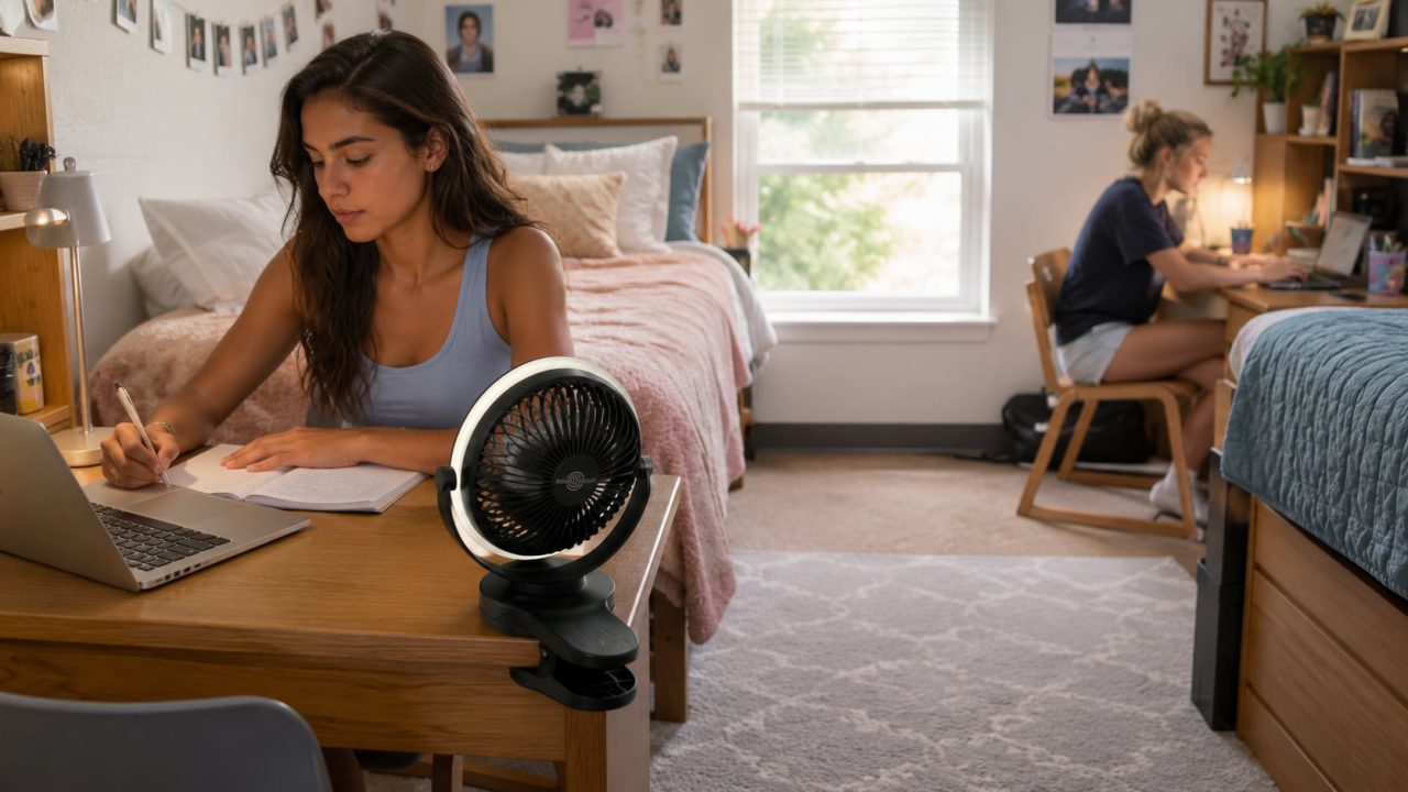 Where Should You Place a Small Clip-on Fan