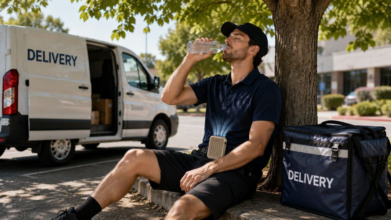 A Waist Fan Is Only One Part of Hot-Weather Preparation
