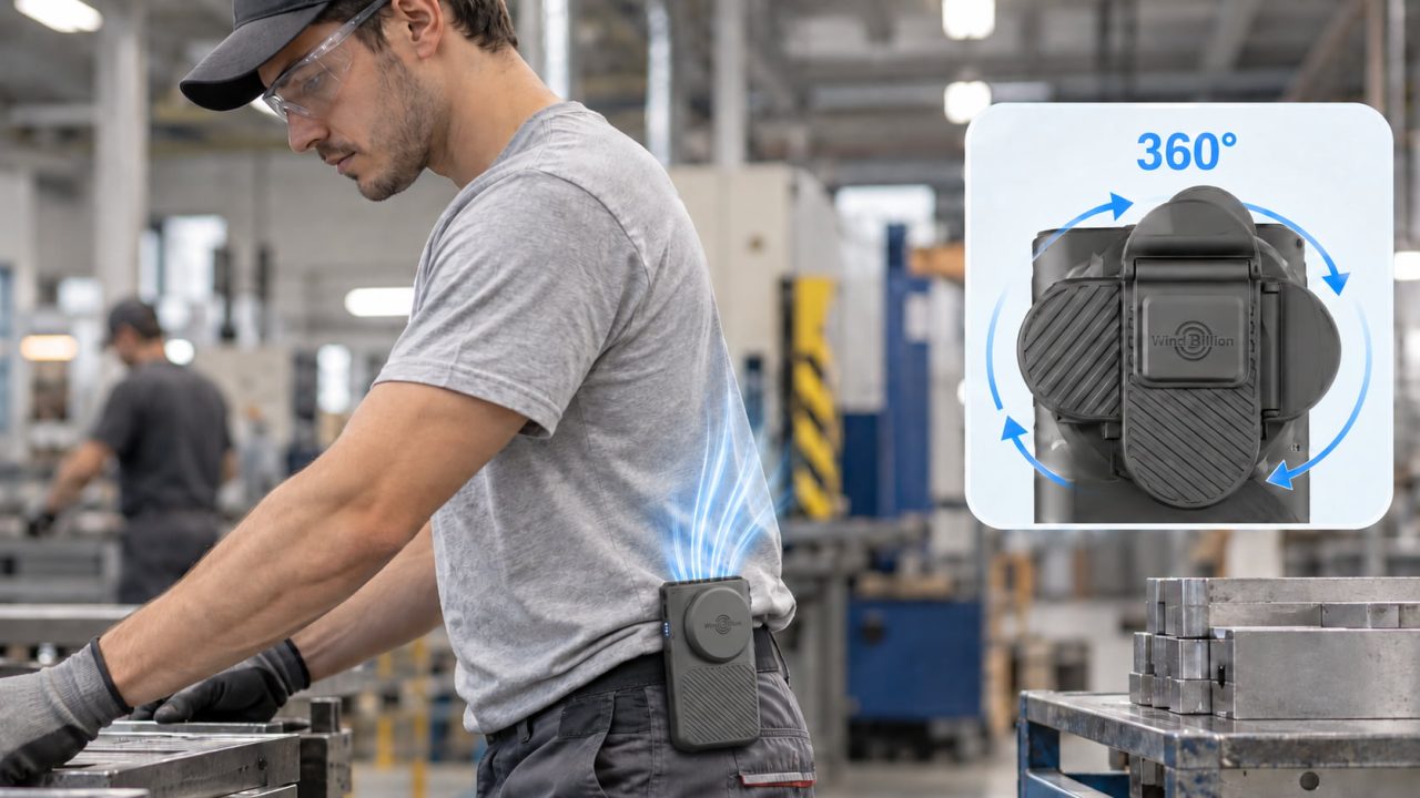 How Should You Position a Waist Fan for Factory Floor Workers
